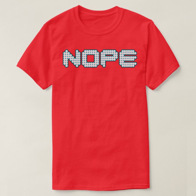 Camiseta Nope (Diseño del anverso)