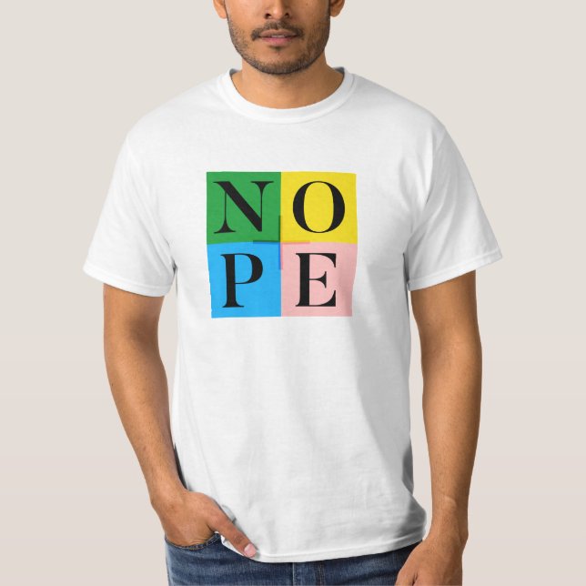 CAMISETA NOPE (Anverso)