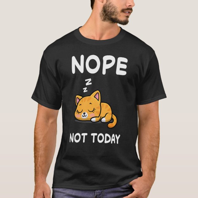 Camiseta Nope Cat Nap Sleeping Pajama Nightgown (Anverso)