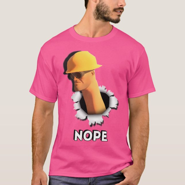 Camiseta Nope Engineer Tf2 (Anverso)