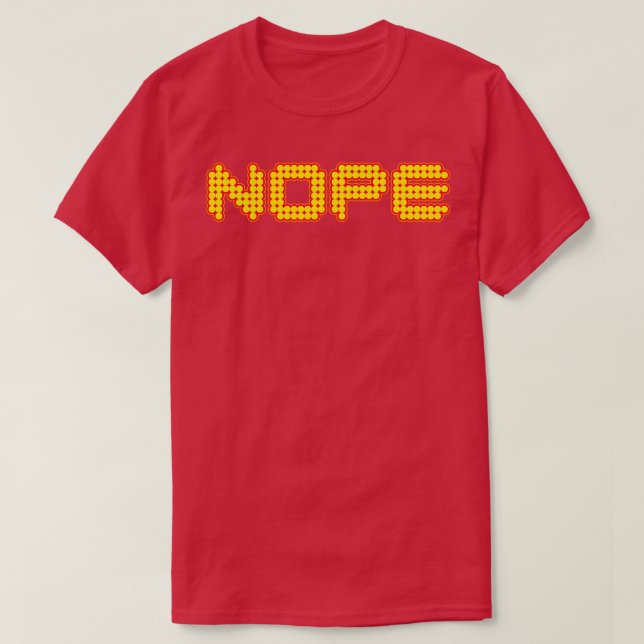 Camiseta Nope Funny (Diseño del anverso)