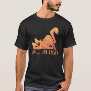 Camiseta Nope Gato Perezoso Animal Cansado