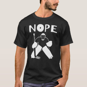 Camiseta Nope Hockey Goalie
