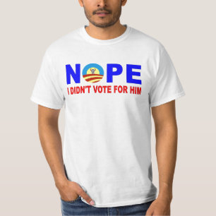 CAMISETA NOPE I NO VOTÓ POR ÉL