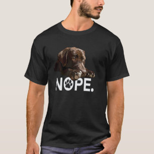 Camiseta Nope Labrador Retriever Perro Labrador Chocolate L