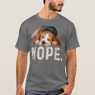 Camiseta Nope Lazy Beagle