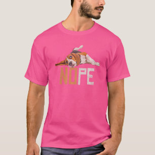 Camiseta Nope Lazy Beagle Dog