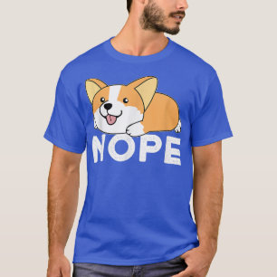 Camiseta Nope Lazy Corgi 974