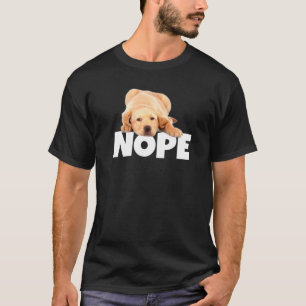 Camiseta Nope Lazy Golden Lab