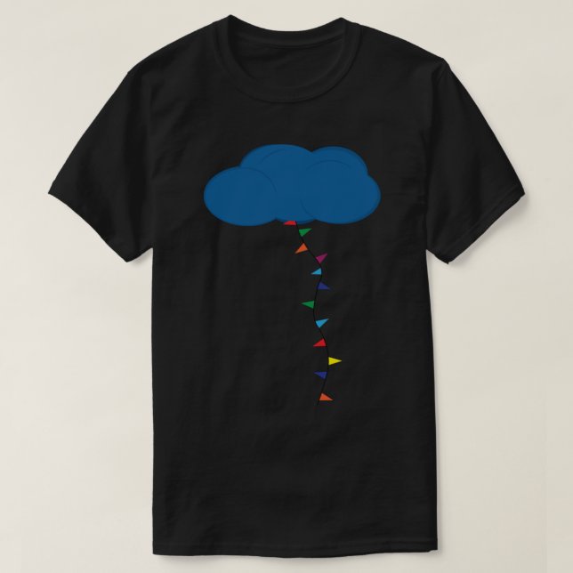 Camiseta Nope Movie Cloud Pegatina (Diseño del anverso)