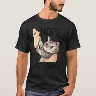 Camiseta Nope No Hoy Gato Besador