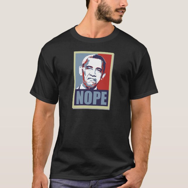 Camiseta nope obama (Anverso)