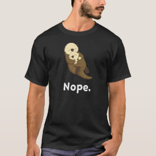 Camiseta Nope Otter Nap Sleeping Pajama Nightgown