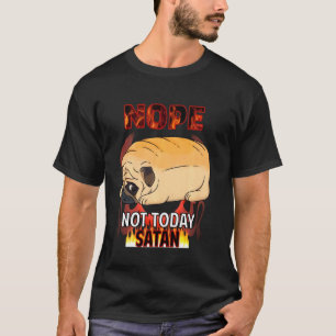 Camiseta Nope Satan Pug Long Sleeve