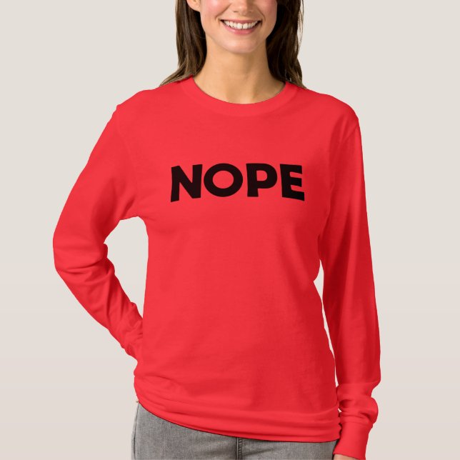 Camiseta NOPE T-Shirt (Anverso)
