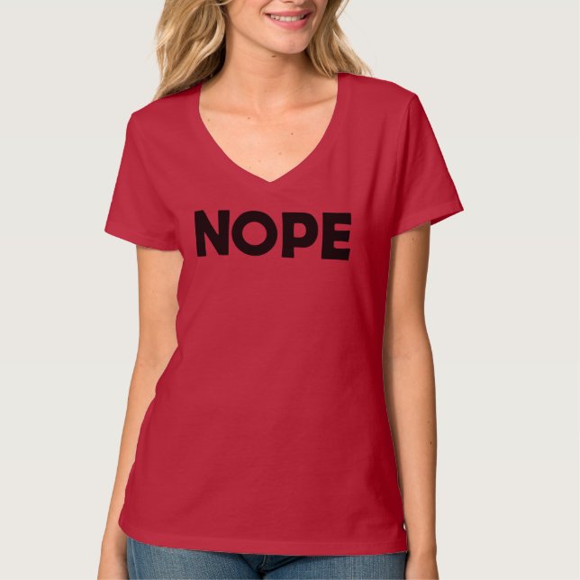Camiseta NOPE T-Shirt (Anverso)
