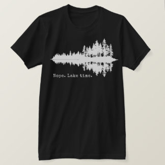 Camiseta Nope. Tiempo de lago.