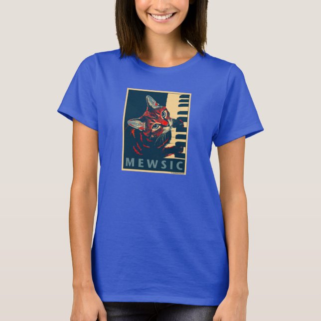 Camiseta Nora #003 (Mewsic - oscuridad) (Anverso)