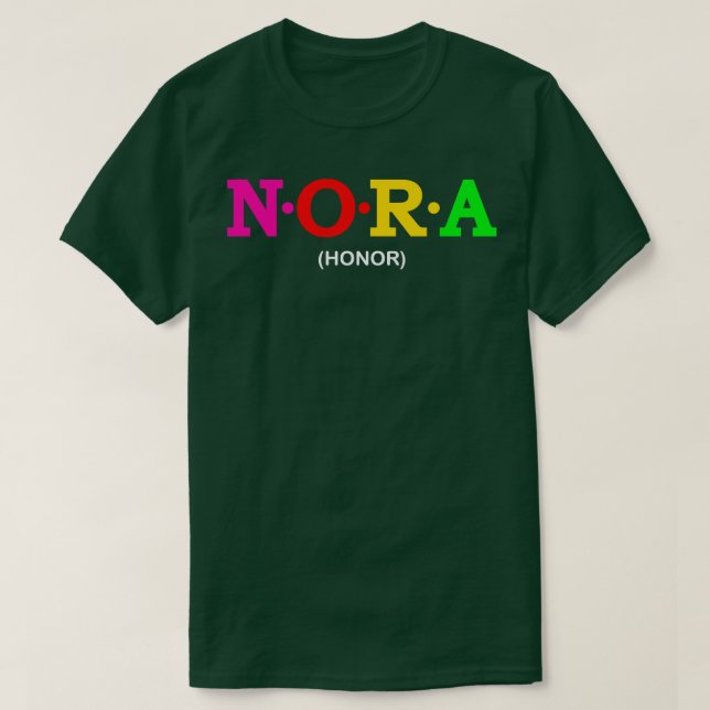Camiseta Nora Honor (Diseño del anverso)