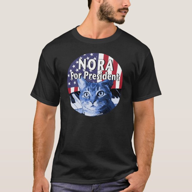 Camiseta Nora para el presidente #4 (Anverso)