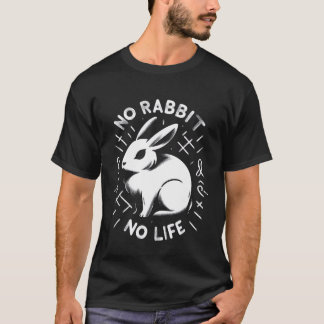Camiseta norabbit no Vida, Amantes de los conejos, Amantes 