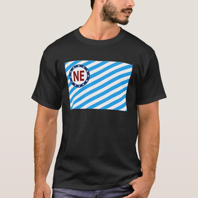 Camiseta Nordeste de Minneapolis MN Minnesota Bandera NE No (Anverso)