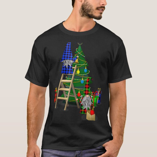 Camiseta Nordic Gnomes Winter Christmas Swediomte Elves  (Anverso)
