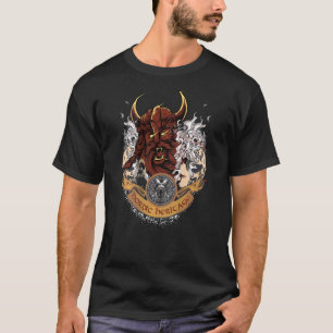 Camiseta Nórdico del Patrimonio Thor Viking Valhalla Odin B