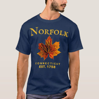 Camiseta Norfolk CT  Connecticut Autumn 