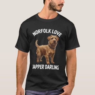 Camiseta Norfolk Love Dapper Darling Dog