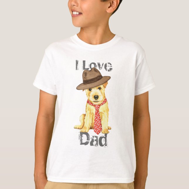 Camiseta Norfolk Terrier Dad (Anverso)