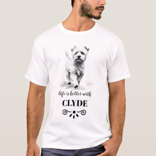 Camiseta Norfolk Terrier Life es mejor con el nombre person