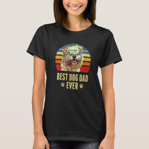 Camiseta Norfolk Terrier Mejor Perro Papá Retro