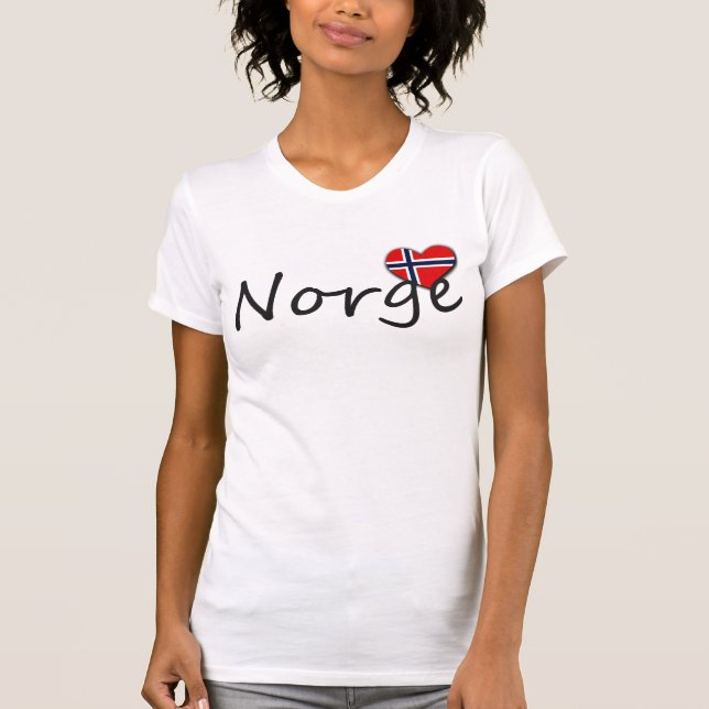 Camiseta Norge de amor (Anverso)