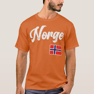 Camiseta Norge Flag Noruega Familia Noruega