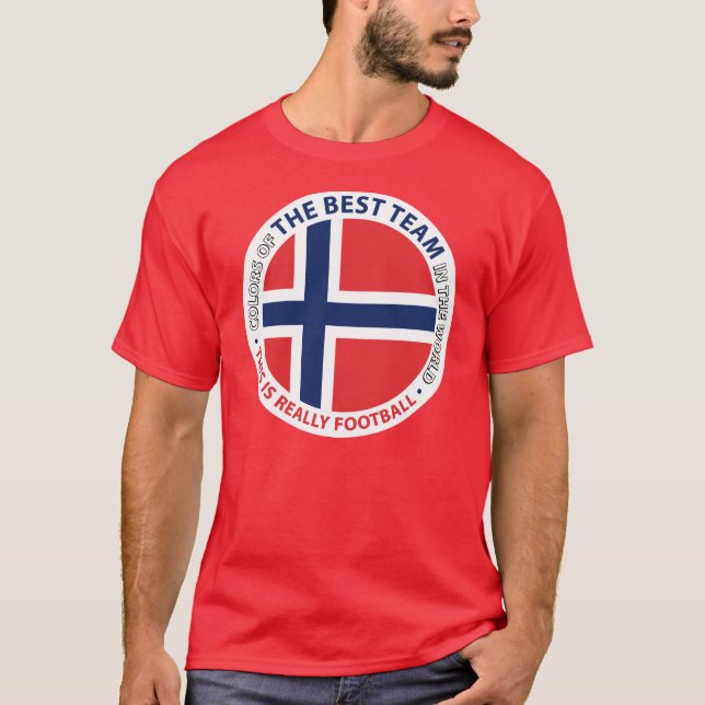 Camiseta Norge Norway Art Shield (Anverso)