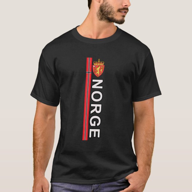 Camiseta Norge Pride Hoodie Lumador Deportivo Noruego (Anverso)