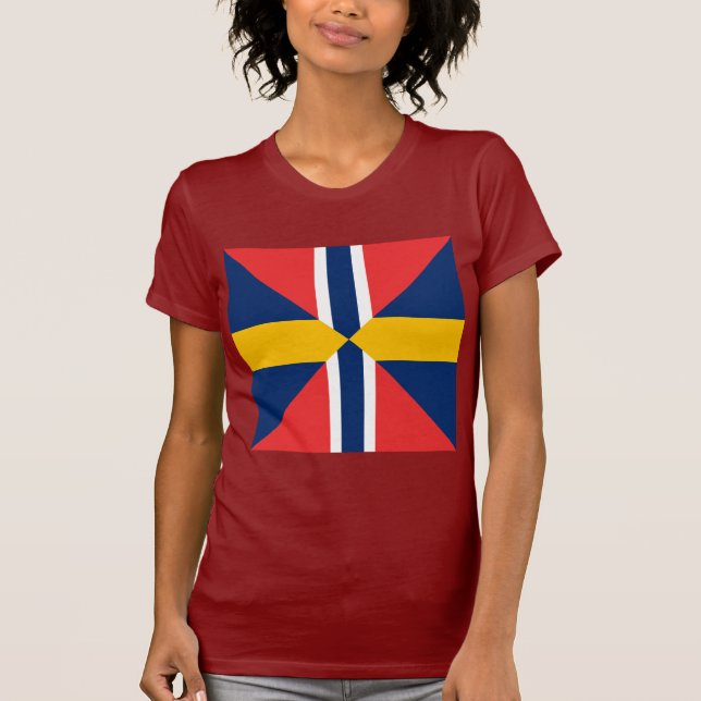 Camiseta Norge Sverige Sildesalaten, Noruega (Anverso)