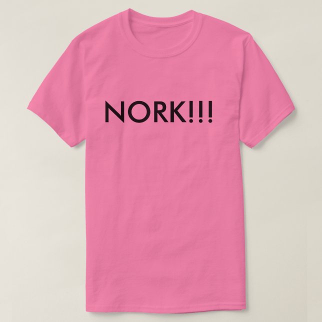 CAMISETA ¡NORK!!! (Diseño del anverso)