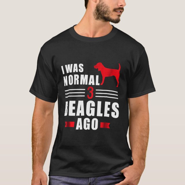 Camiseta Normal 3 Beagles Ago (Anverso)