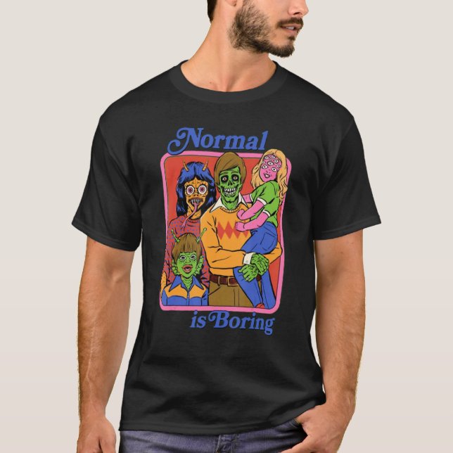 Camiseta Normal es aburrido (Anverso)