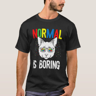 Camiseta Normal es aburrido autismo conciencia puzzle de ga