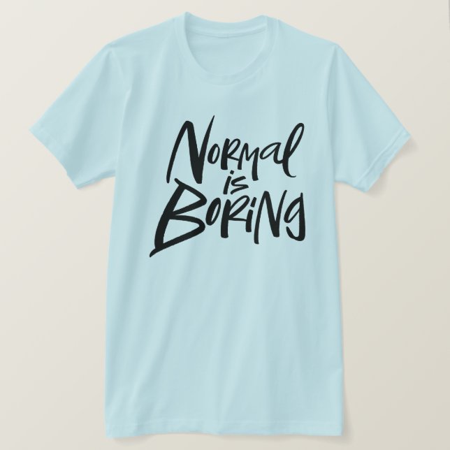 Camiseta Normal Es Aburrido Instrucción Lechero Moderno (Anverso del diseño)