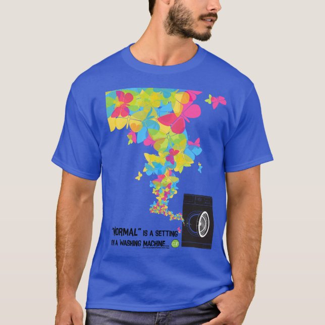 Camiseta Normal es un ajuste en una lavadora (Anverso)