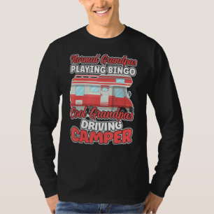 Camiseta Normal Grandpas Jugar Bingo Guay Grandpas Drive Mo