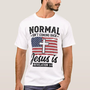 Camiseta Normal No Va a Volver Jesús Revelación_1