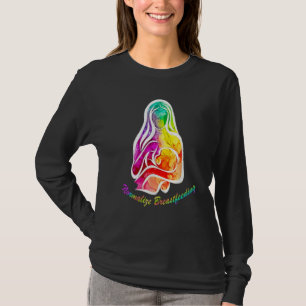Camiseta Normalizar la lactancia materna Conciencia naciona