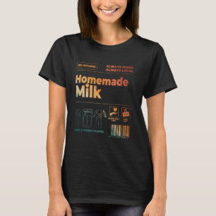 Camiseta Normalizar la lactancia materna, el bar de la lech
