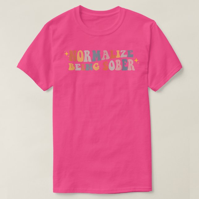 Camiseta Normalizar la recuperación de adicción a la seguri (Diseño del anverso)