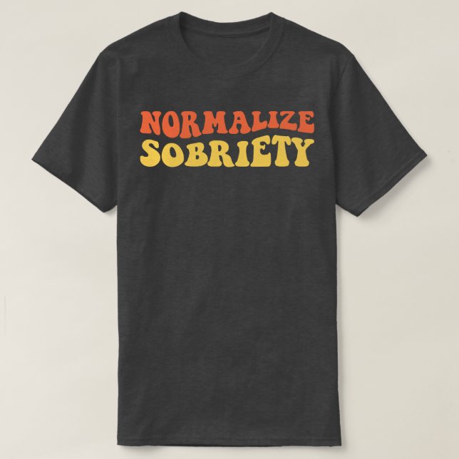 Camiseta Normalizar la sobriedad IV (Diseño del anverso)